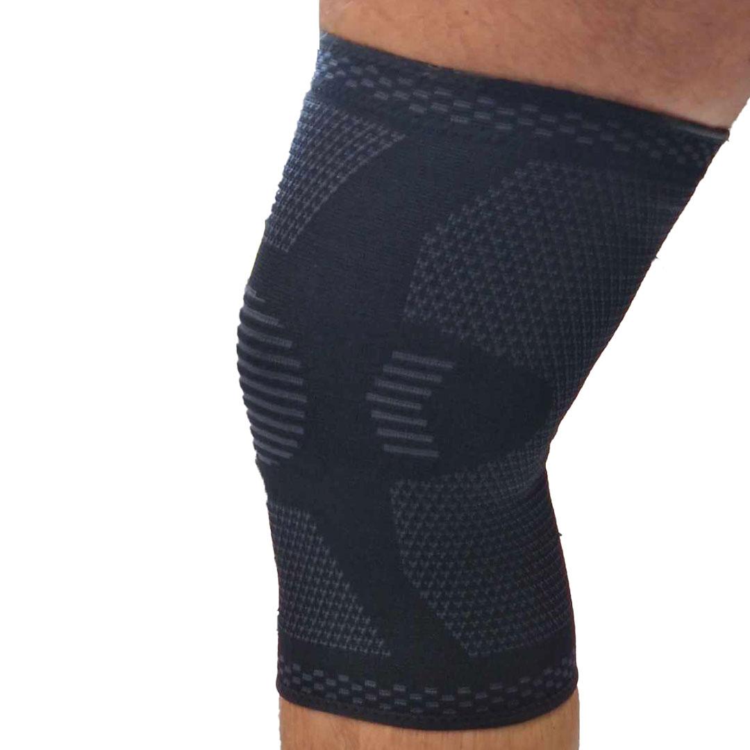 Shinka Combat - Knebind kompresjon – Elastisk - Svart/Grå