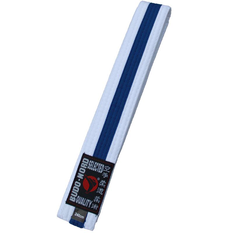 Budo-Nord Blått Mon-belte (Judo og Karate)